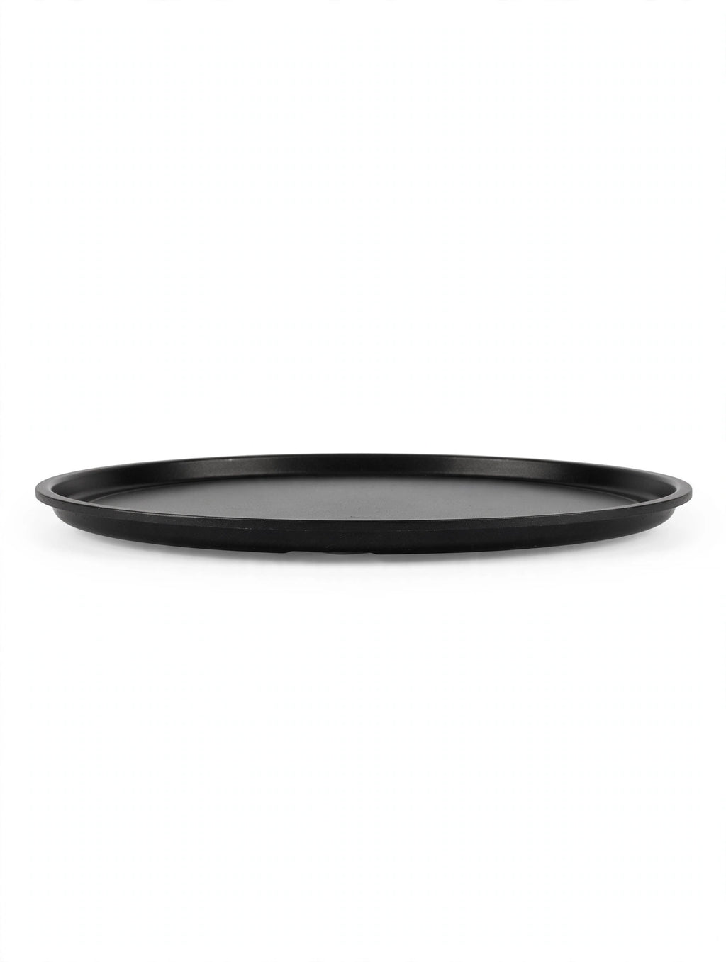 Side profile showing the thin flat design of the commercial grill plate