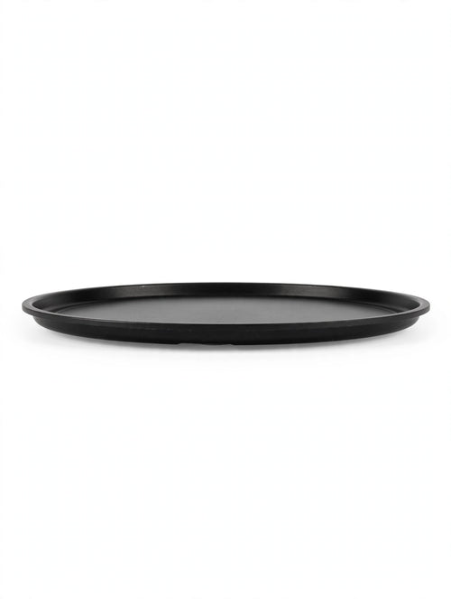 Side profile showing the thin flat design of the commercial grill plate